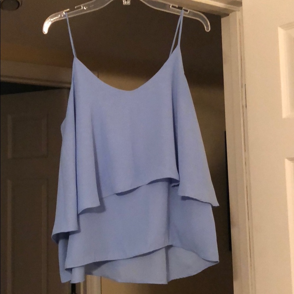 Blue tiered tank!